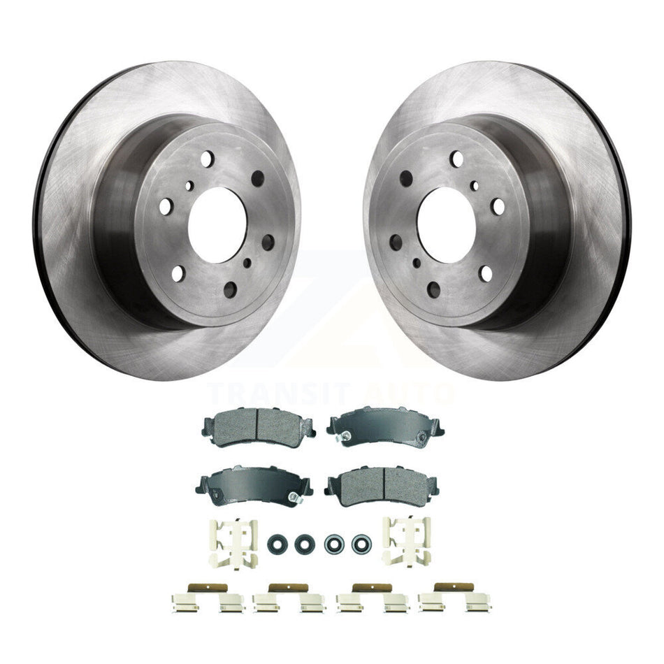 Rear Disc Brake Rotors And Semi-Metallic Pads Kit For GMC Sierra 1500 Classic K8A-107477