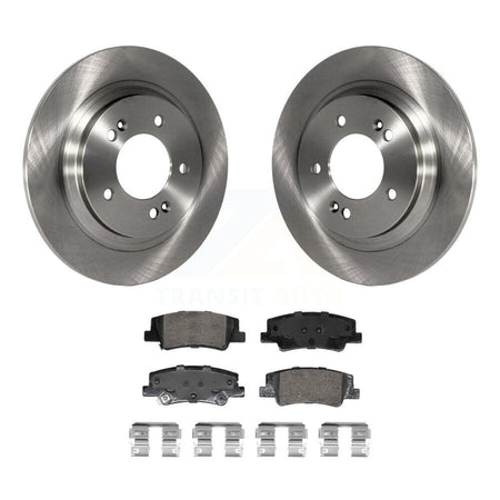Rear Disc Brake Rotors And Ceramic Pads Kit For Hyundai Sonata Kia Niro EV K5 K8A-107480