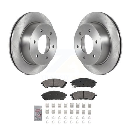 Rear Disc Brake Rotors And Ceramic Pads Kit For 2019-2023 Ford Ranger K8A-107483