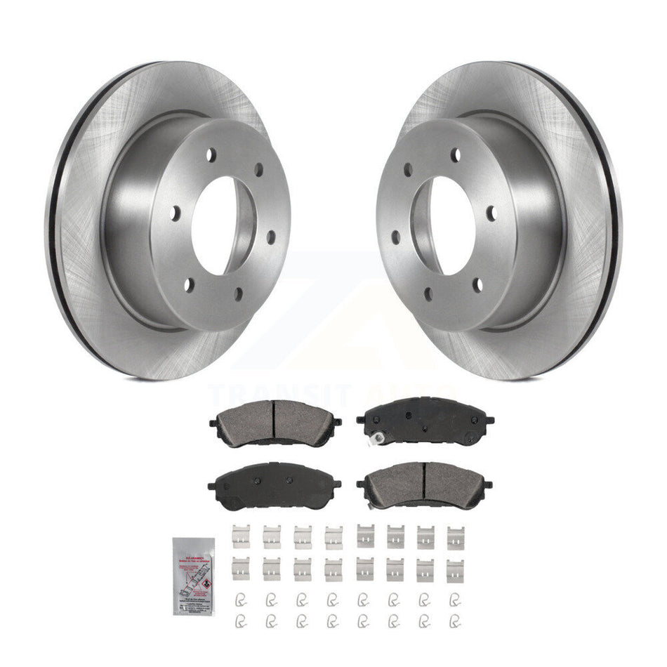 Rear Disc Brake Rotors And Ceramic Pads Kit For 2019-2023 Ford Ranger K8A-107483