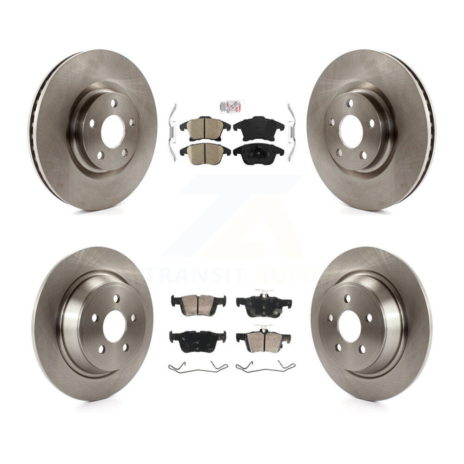 Front Rear Ceramic Pad & Disc Brake Rotors Kit For 2019-2020 Ford Police Responder Hybrid K8A-107519