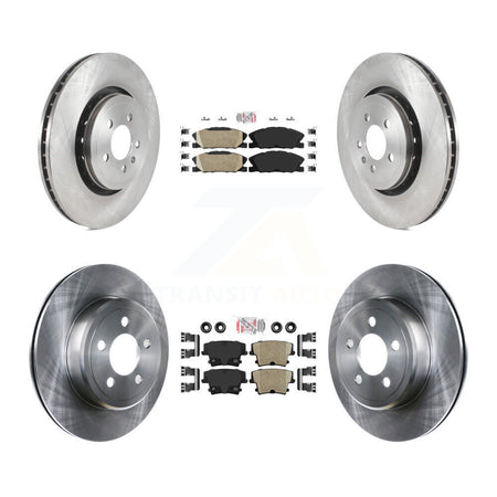 Front Rear Ceramic Pad Brake Rotors Kit For Dodge Charger With 370mm Diameter Rotor K8A-107545