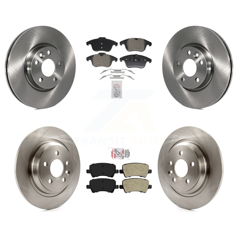 Front Rear Semi-Metallic Pads And Disc Brake Rotors Kit For Volvo S60 K8A-107551