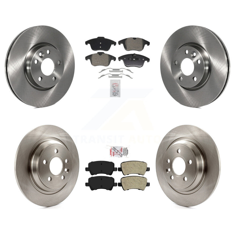 Front Rear Semi-Metallic Pads And Disc Brake Rotors Kit For Volvo S60 K8A-107551