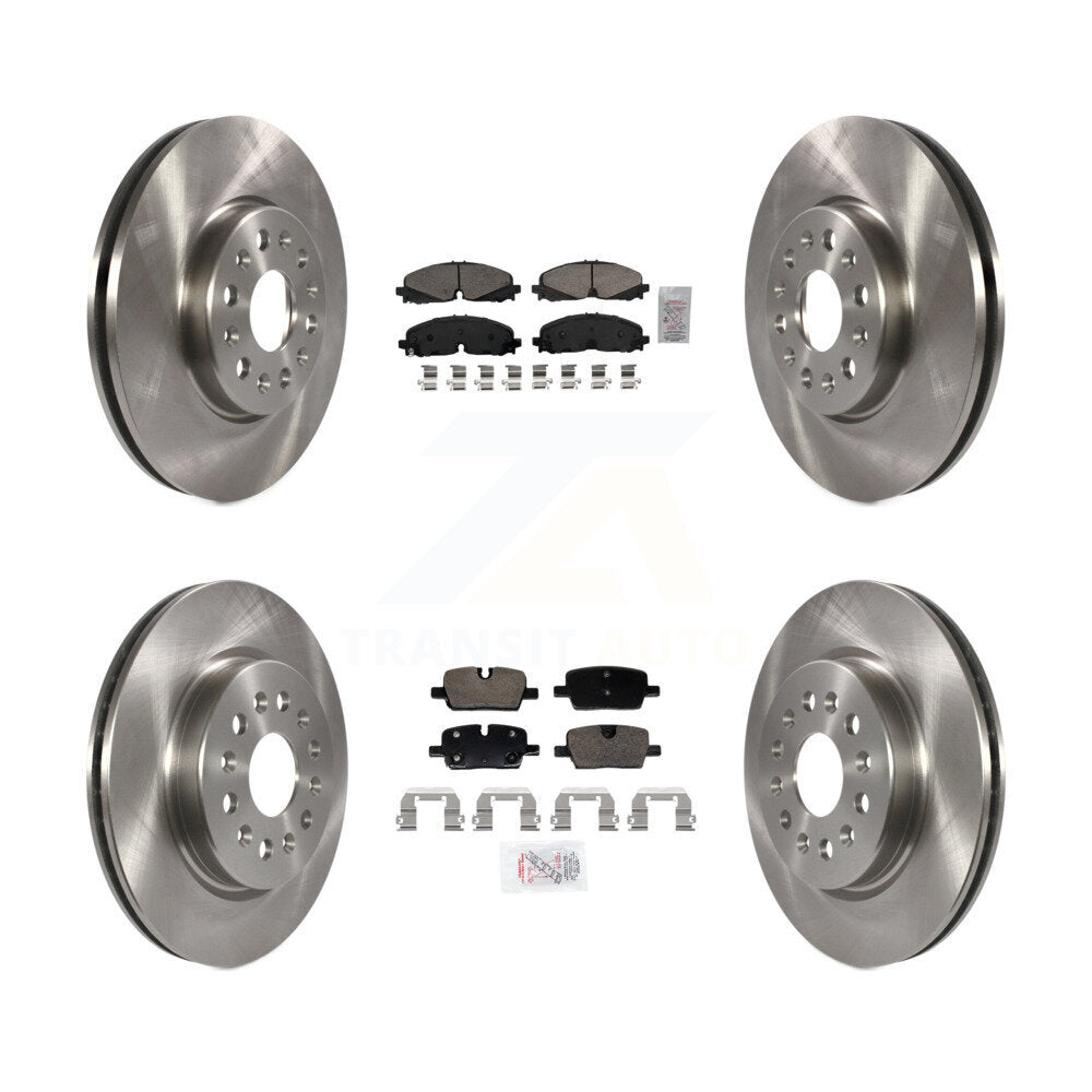 Front Rear Ceramic Pad And Brake Rotor Kit For Chevrolet Traverse Blazer GMC Acadia Buick K8A-107593