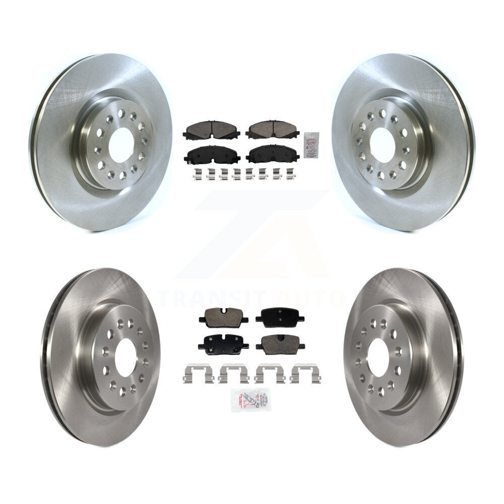 Front Rear Ceramic Pads And Disc Brake Rotors Kit For 2021 Cadillac XT5 Buick Enclave XT6 K8A-107594