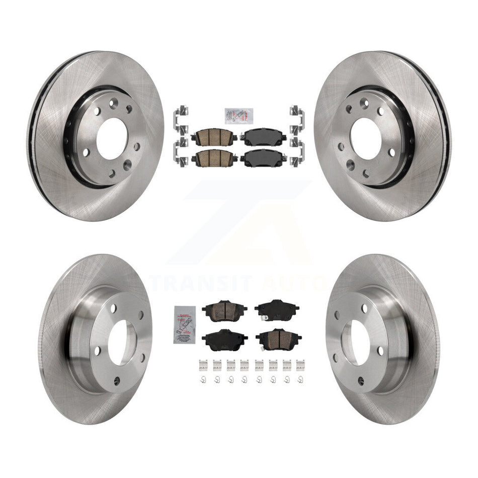 Front Rear Ceramic Pad Disc Brake Rotors Kit For 2020-2023 Nissan Sentra rear brakes K8A-107610