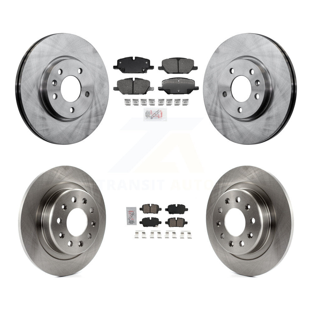 Front Rear Ceramic Pad Disc Brake Rotor Kit For 2022-2023 GMC Terrain w 321mm K8A-107613