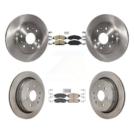 Front Rear Ceramic Pads And Disc Brake Rotors Kit For Cadillac XTS K8A-107617