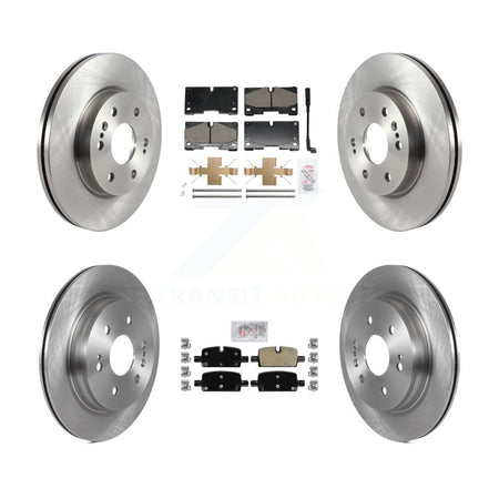Front Rear Ceramic Pad & Brake Rotor Kit For GMC Chevrolet Silverado 1500 Sierra Yukon XL K8A-107620