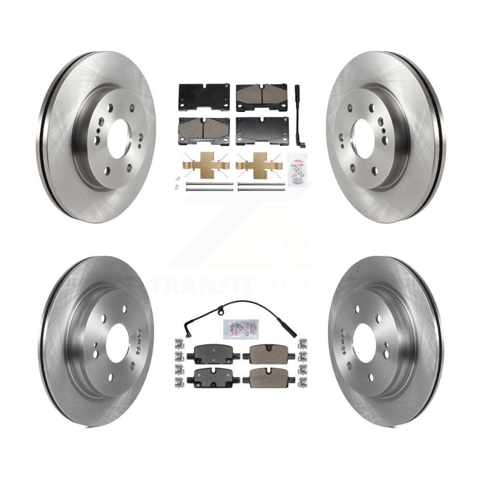 Front Ceramic Rear Semi-Metallic Pad Brake Rotors Kit For GMC Chevrolet Silverado 1500 XL K8A-107621