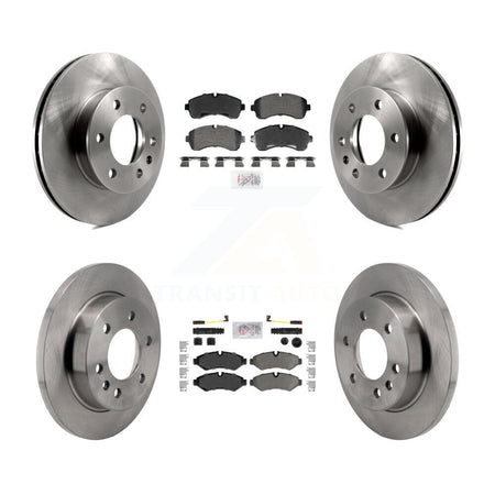 Front Rear Semi-Metallic Pad & Brake Rotors Kit For Mercedes-Benz Sprinter 2500 3500 4500 K8A-107633