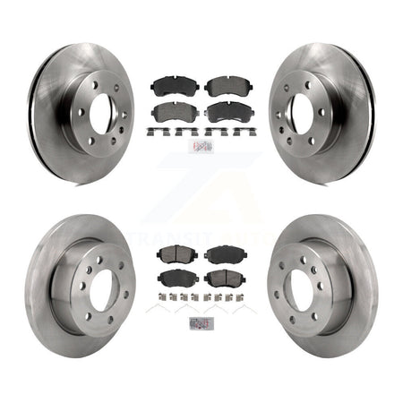 Front Rear Semi-Metallic Pad & Brake Rotors Kit For Mercedes-Benz Sprinter 2500 3500 1500 K8A-107634
