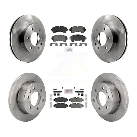 Front Rear Semi-Metallic Pad & Brake Rotors Kit For Mercedes-Benz Sprinter 2500 3500 1500 K8A-107635