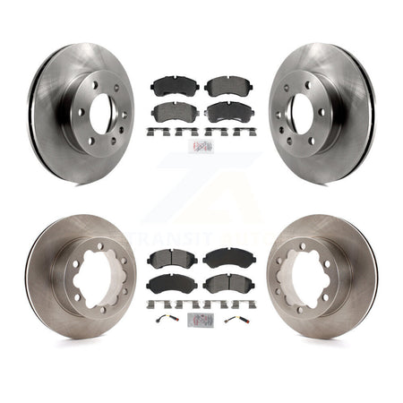Front Rear Semi-Metallic Pad Brake Rotors Kit For Mercedes-Benz Sprinter 3500 4500 3500XD K8A-107636
