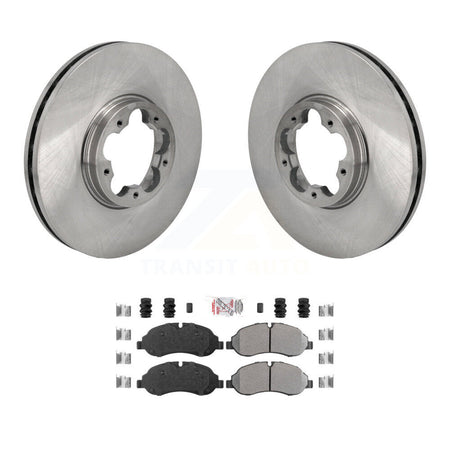 Front Disc Brake Rotor Semi-Metallic Pad Kit For Ford Transit-250 Transit-150 Transit-350 K8A-107641