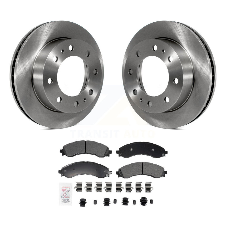 Front Disc Brake Rotor & Semi-Metallic Pad Kit For GMC Chevrolet Savana 2500 Express 3500 K8A-107649