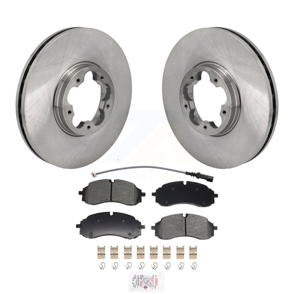 Front Disc Brake Rotor & Semi-Metallic Pad Kit For Ford Transit-250 Transit-350 E-Transit K8A-107651