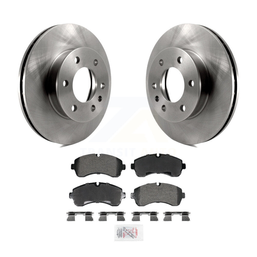 Front Brake Rotor & Semi-Metallic Pad Kit For Mercedes-Benz Sprinter 2500 3500 Dodge 4500 K8A-107654