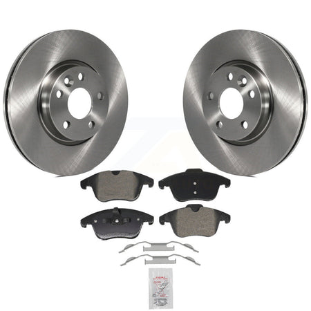 Front Brake Rotors & Semi-Metallic Pad Kit For Volvo Land Rover Range Evoque XC70 S60 V60 K8A-107655