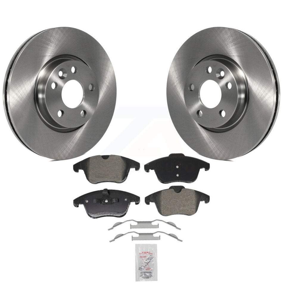 Front Brake Rotors & Semi-Metallic Pad Kit For Volvo Land Rover Range Evoque XC70 S60 V60 K8A-107655