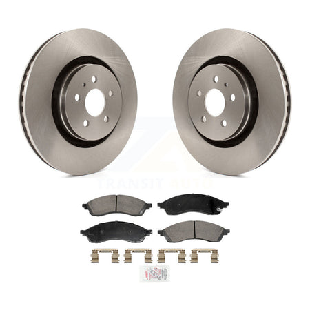 Front Disc Brake Rotors And Ceramic Pads Kit For Lincoln Nautilus K8A-107657