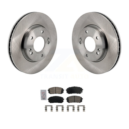 Front Disc Brake Rotors And Ceramic Pads Kit For Hyundai Elantra K8A-107663