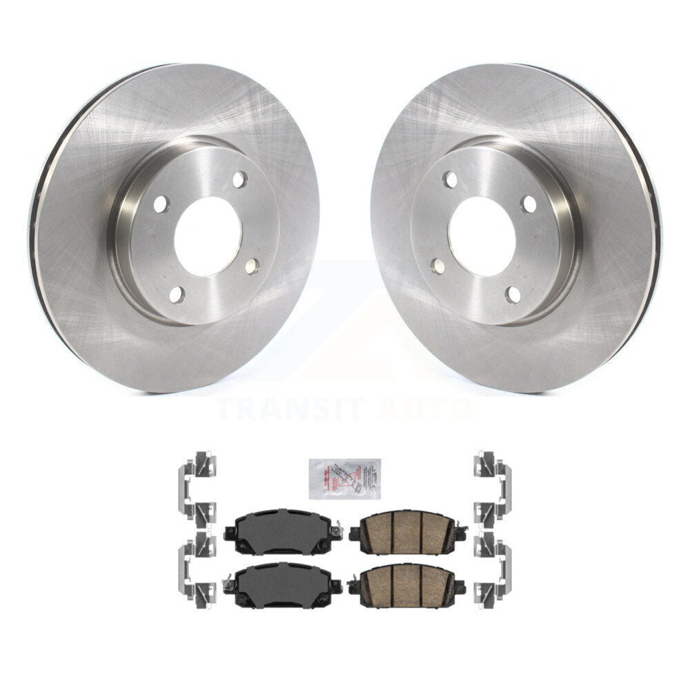 Front Disc Brake Rotors And Ceramic Pads Kit For 2024 Nissan Sentra S SV SR K8A-107665