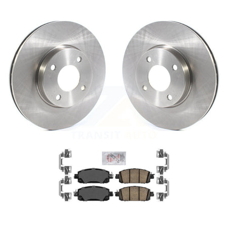 Front Disc Brake Rotors And Ceramic Pads Kit For 2024 Nissan Sentra S SV SR K8A-107665
