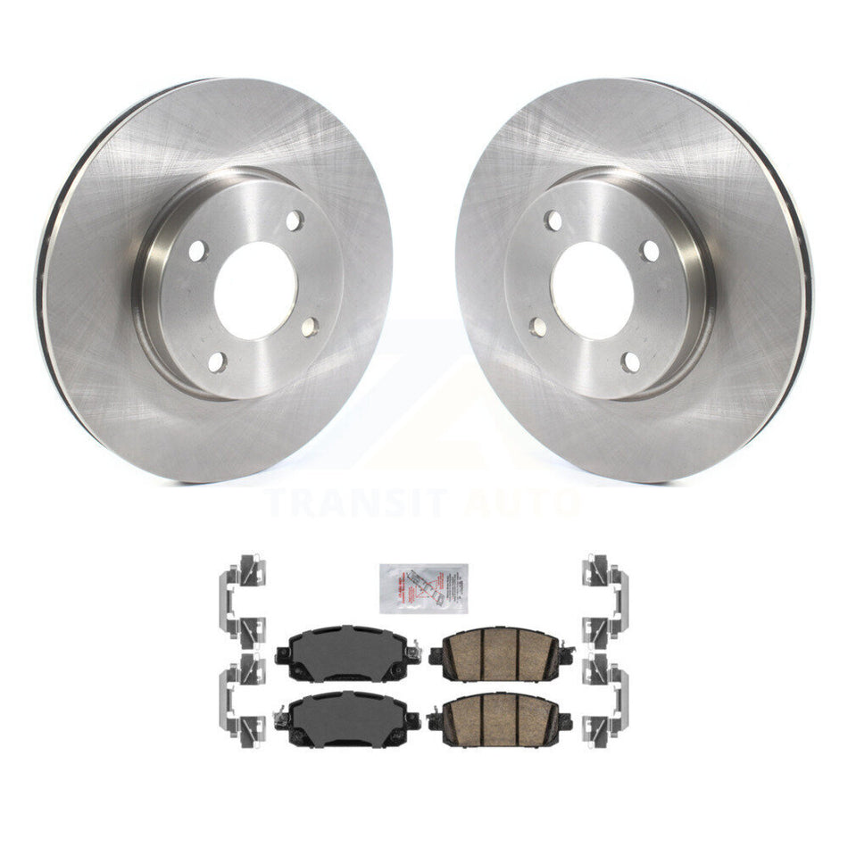 Front Disc Brake Rotors And Ceramic Pads Kit For 2024 Nissan Sentra S SV SR K8A-107665
