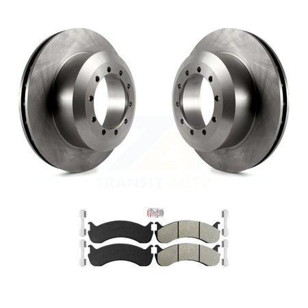 Rear Disc Brake Rotor And Semi-Metallic Pad Kit For Ford F-59 Commercial Stripped Chassis K8A-107667