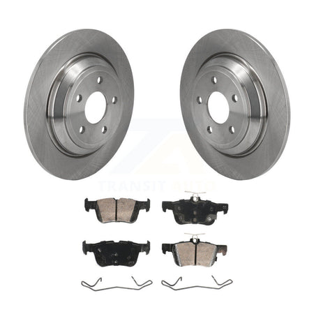 Rear Disc Brake Rotors And Ceramic Pads Kit For Ford Escape Bronco Sport Lincoln Corsair K8A-107670