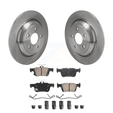 Rear Disc Brake Rotors And Ceramic Pads Kit For Ford Escape Bronco Sport Lincoln Corsair K8A-107671
