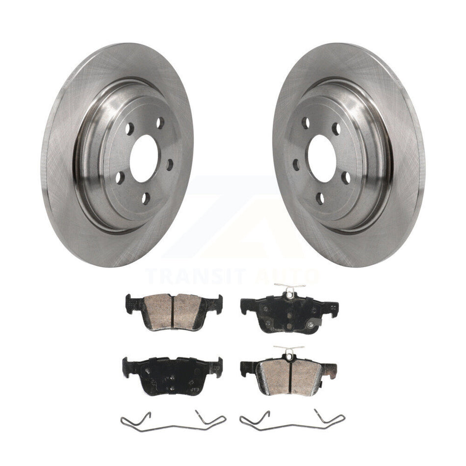 Rear Disc Brake Rotors And Ceramic Pads Kit For 2022-2023 Ford Maverick K8A-107672