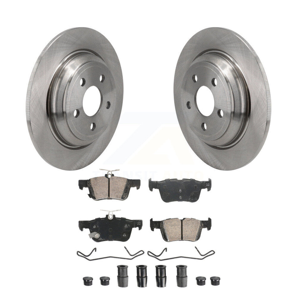 Rear Disc Brake Rotors And Ceramic Pads Kit For 2022-2023 Ford Maverick K8A-107673