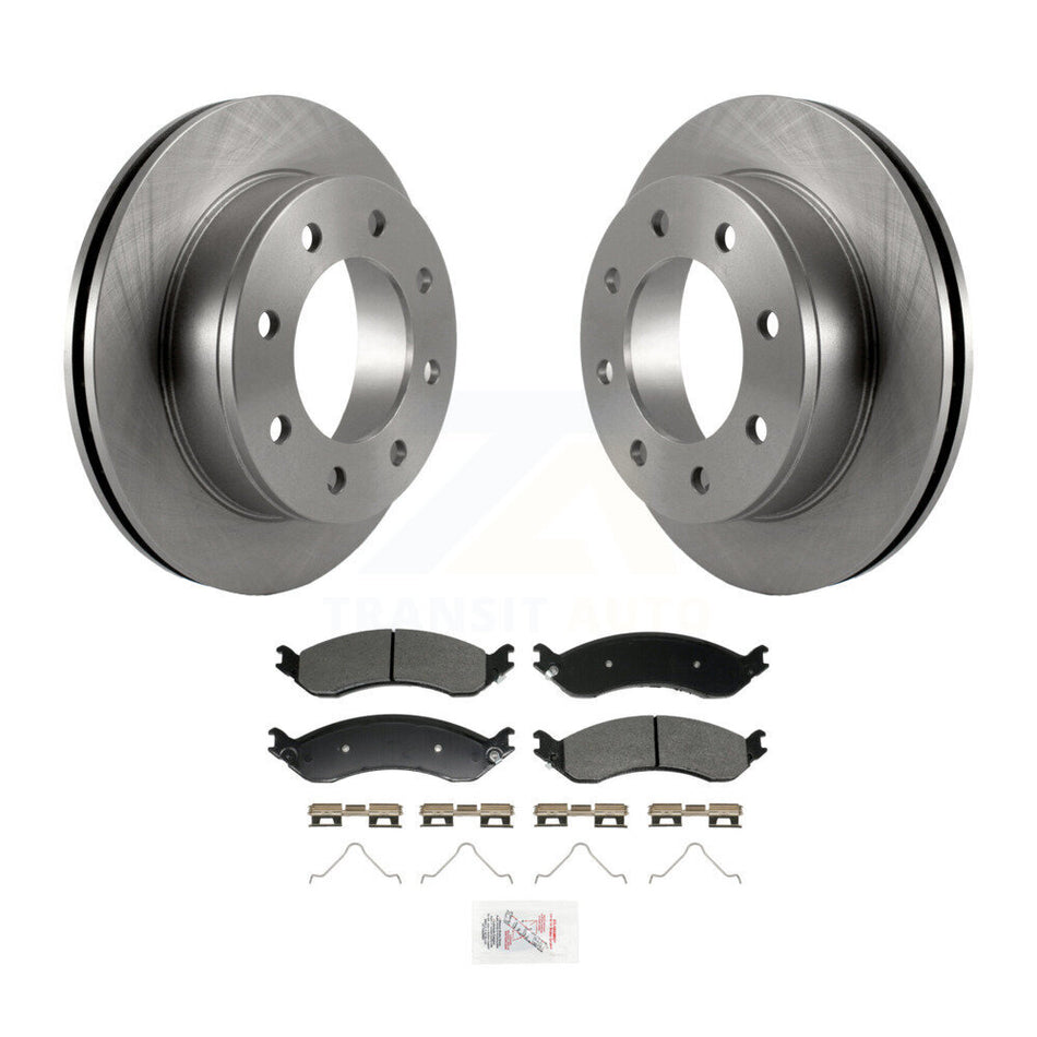 Rear Disc Brake Rotors & Semi-Metallic Pad Kit For GMC Chevrolet Savana 2500 Express 3500 K8A-107681