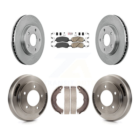 Front Rear Disc Brake Rotors Ceramic Pads And Drum Kit For Mitsubishi Lancer K8A-107692
