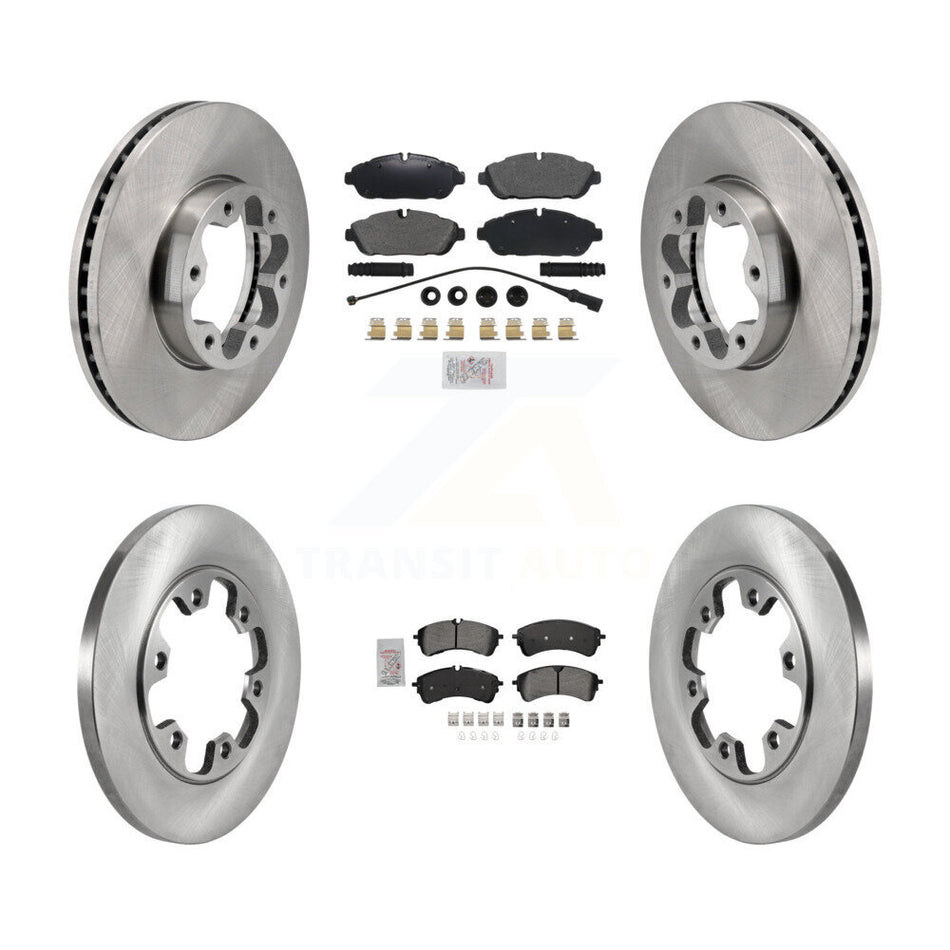 Front Rear Semi-Metallic Pad Brake Rotor Kit For Ford Transit-250 Transit-150 Transit-350 K8A-107719