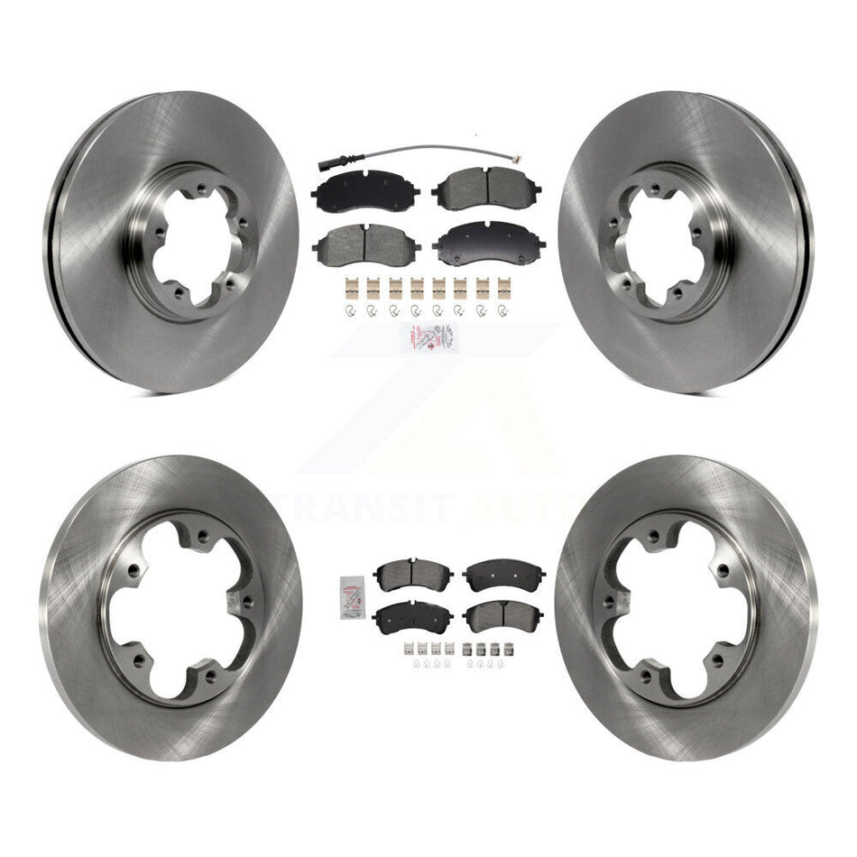 Front Rear Semi-Metallic Pad Brake Rotor Kit For Ford Transit-250 Transit-350 Transit-150 K8A-107725
