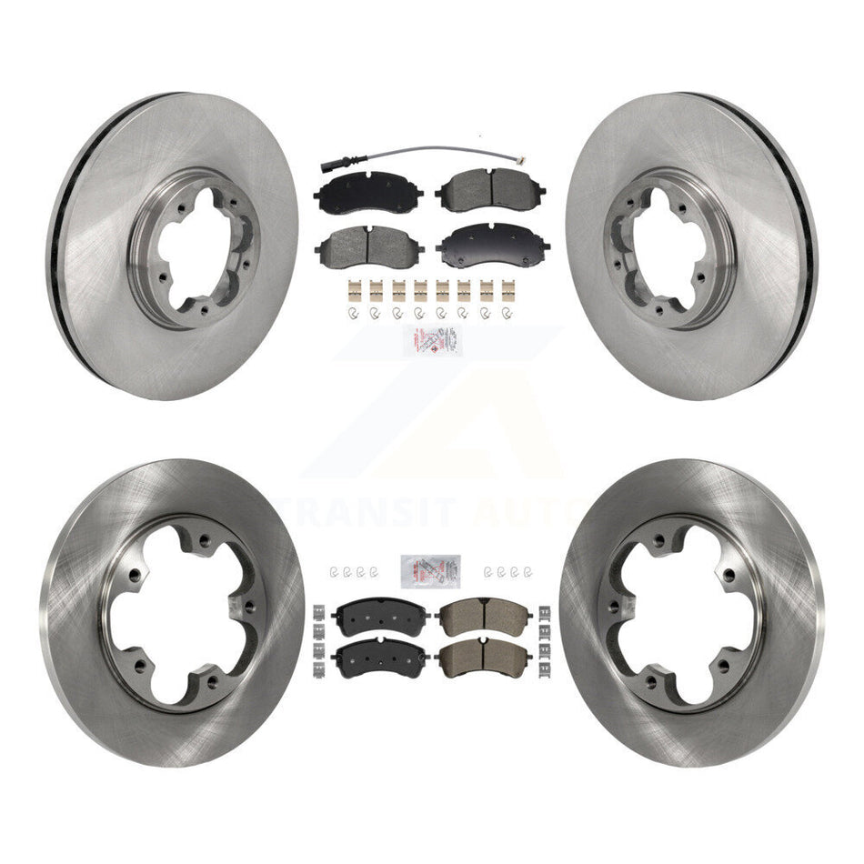 Front Rear Semi-Metallic Pad Brake Rotor Kit For Ford Transit-250 Transit-350 Transit-150 K8A-107728