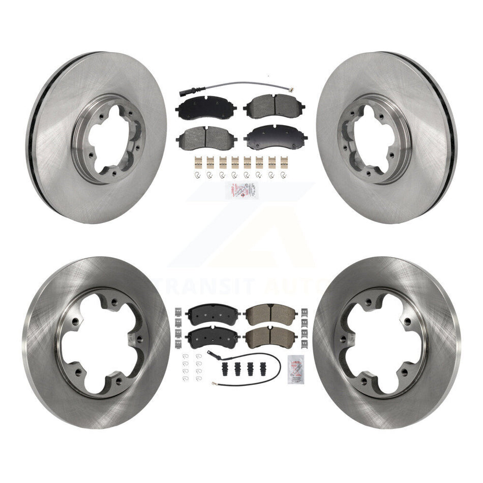 Front Rear Semi-Metallic Pad Brake Rotor Kit For Ford Transit-250 Transit-350 Transit-150 K8A-107728