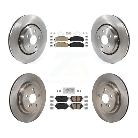 Front Rear Ceramic Pads And Disc Brake Rotors Kit For 2022-2023 Lexus NX350h NX350 K8A-107729