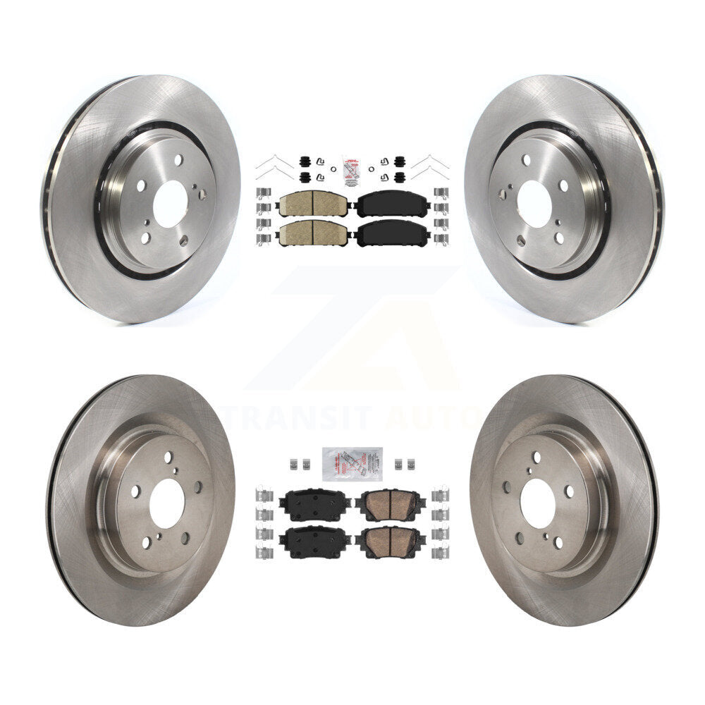 Front Rear Ceramic Pads And Disc Brake Rotors Kit For 2022-2023 Lexus NX350h NX350 K8A-107730