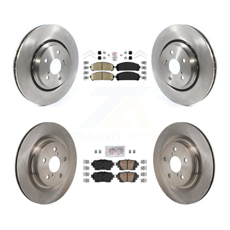 Front Rear Ceramic Pads And Disc Brake Rotors Kit For 2022-2023 Lexus NX350h NX350 K8A-107730