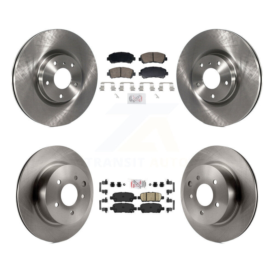 Front Rear Ceramic Pads And Disc Brake Rotors Kit For Nissan Maxima K8A-107771