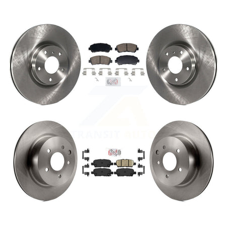 Front Rear Ceramic Pads And Disc Brake Rotors Kit For Nissan Maxima K8A-107772