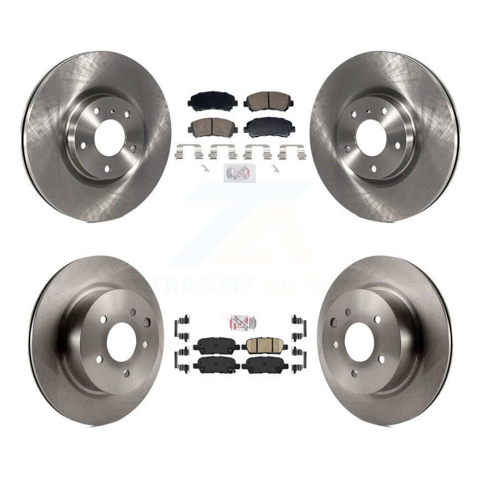 Front Rear Ceramic Pads And Disc Brake Rotors Kit For Nissan Maxima K8A-107772
