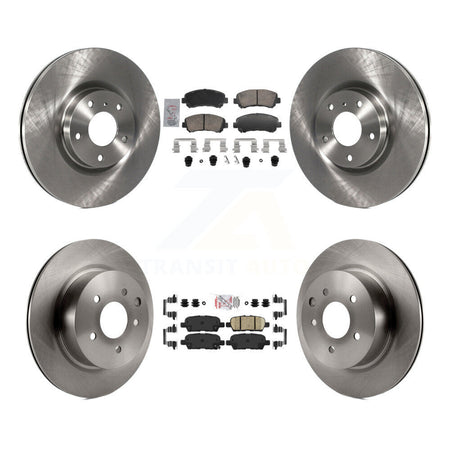 Front Rear Ceramic Pads And Disc Brake Rotors Kit For Nissan Maxima K8A-107773