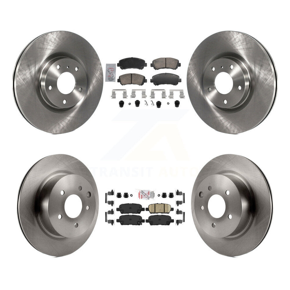 Front Rear Ceramic Pads And Disc Brake Rotors Kit For Nissan Maxima K8A-107773