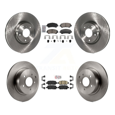 Front Rear Ceramic Pads And Disc Brake Rotors Kit For Nissan Maxima K8A-107774